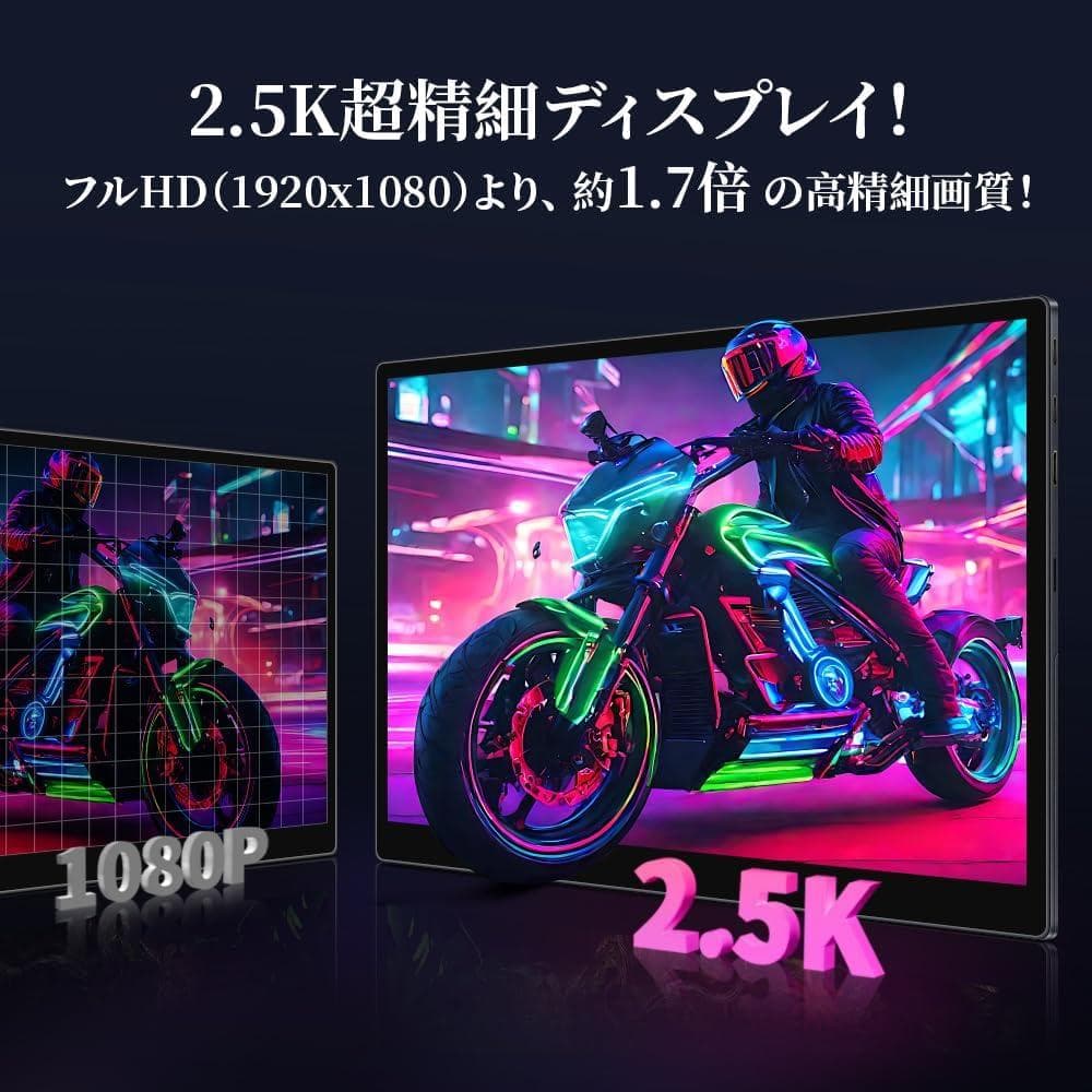 ★うしん★ モバイルモニター 15インチ ポータブルモニター モバイルディ