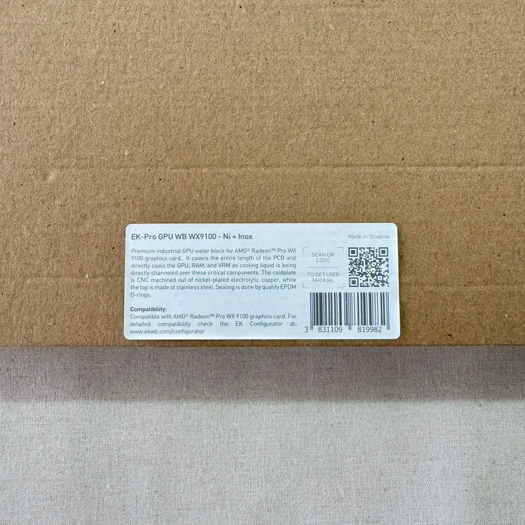 EKWB EK-Pro GPU WB WX9100 - Ni + Inox 水枕