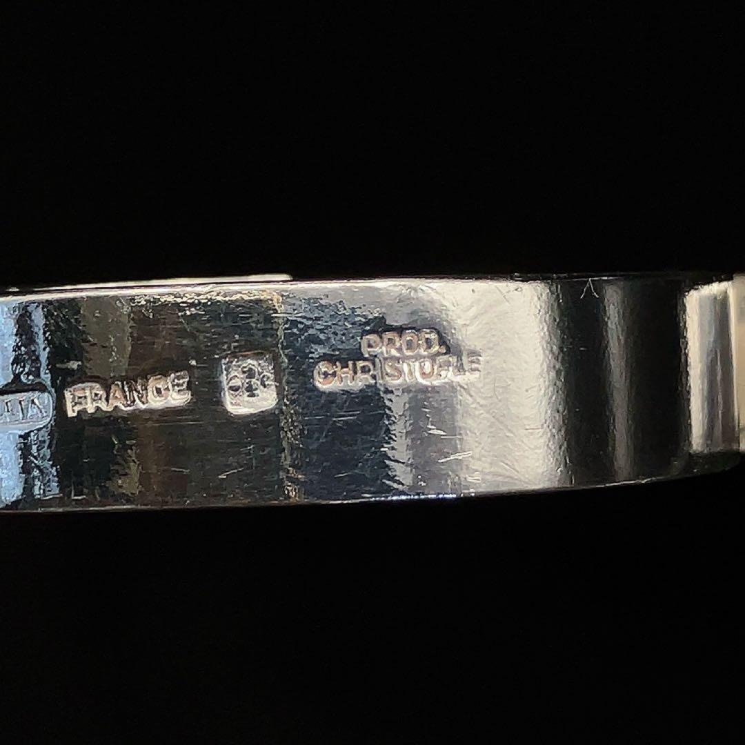 クリストフル ガリア 鍋敷き ① Gallia アンティーク シルバープレート