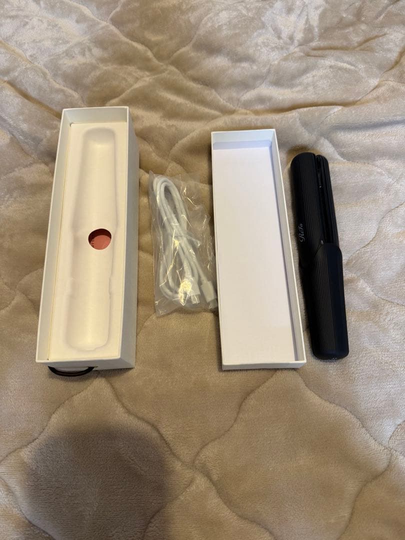 ReFa フィンガーヘアアイロン ブラック