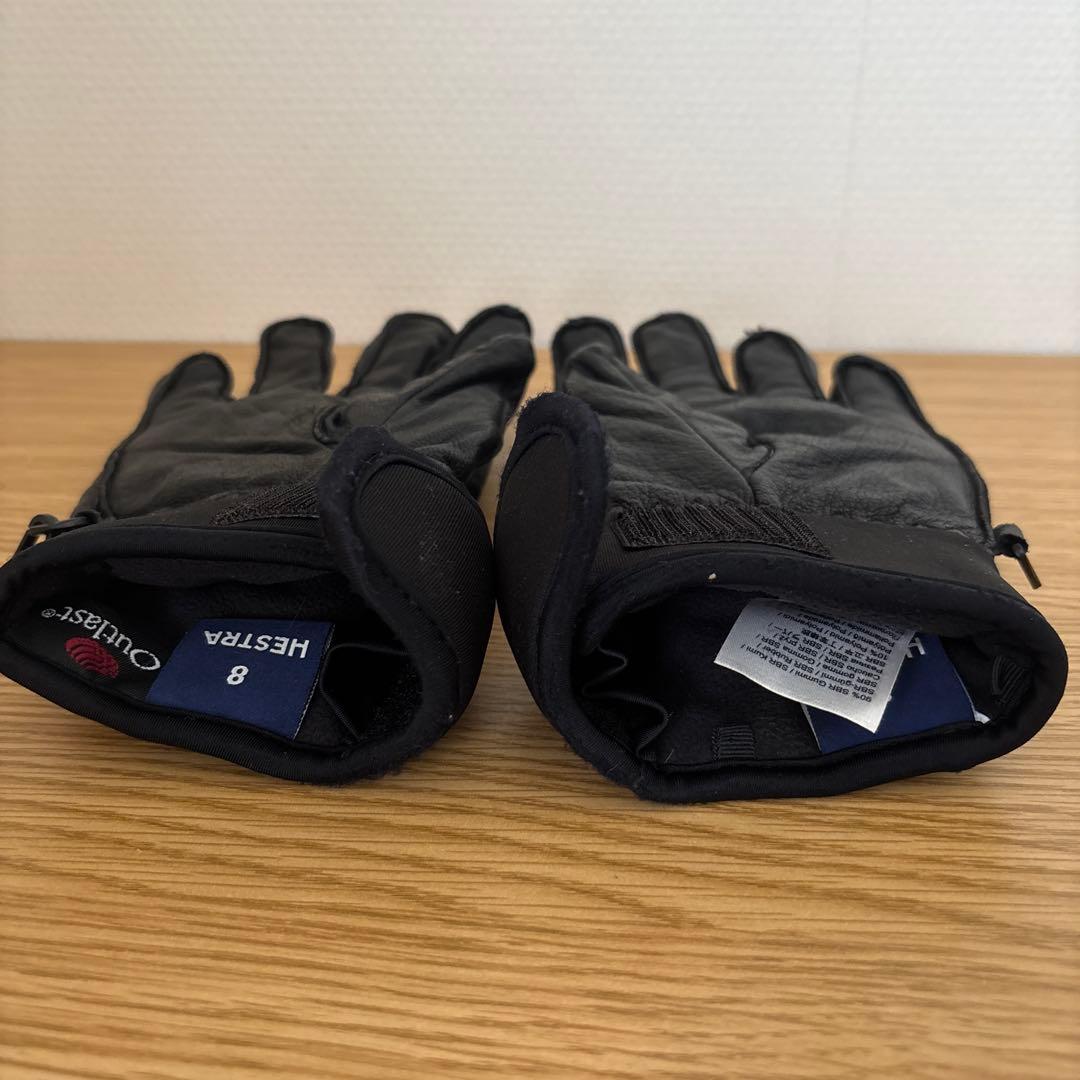 Hestra レザーグローブ サイズ８ブラウン