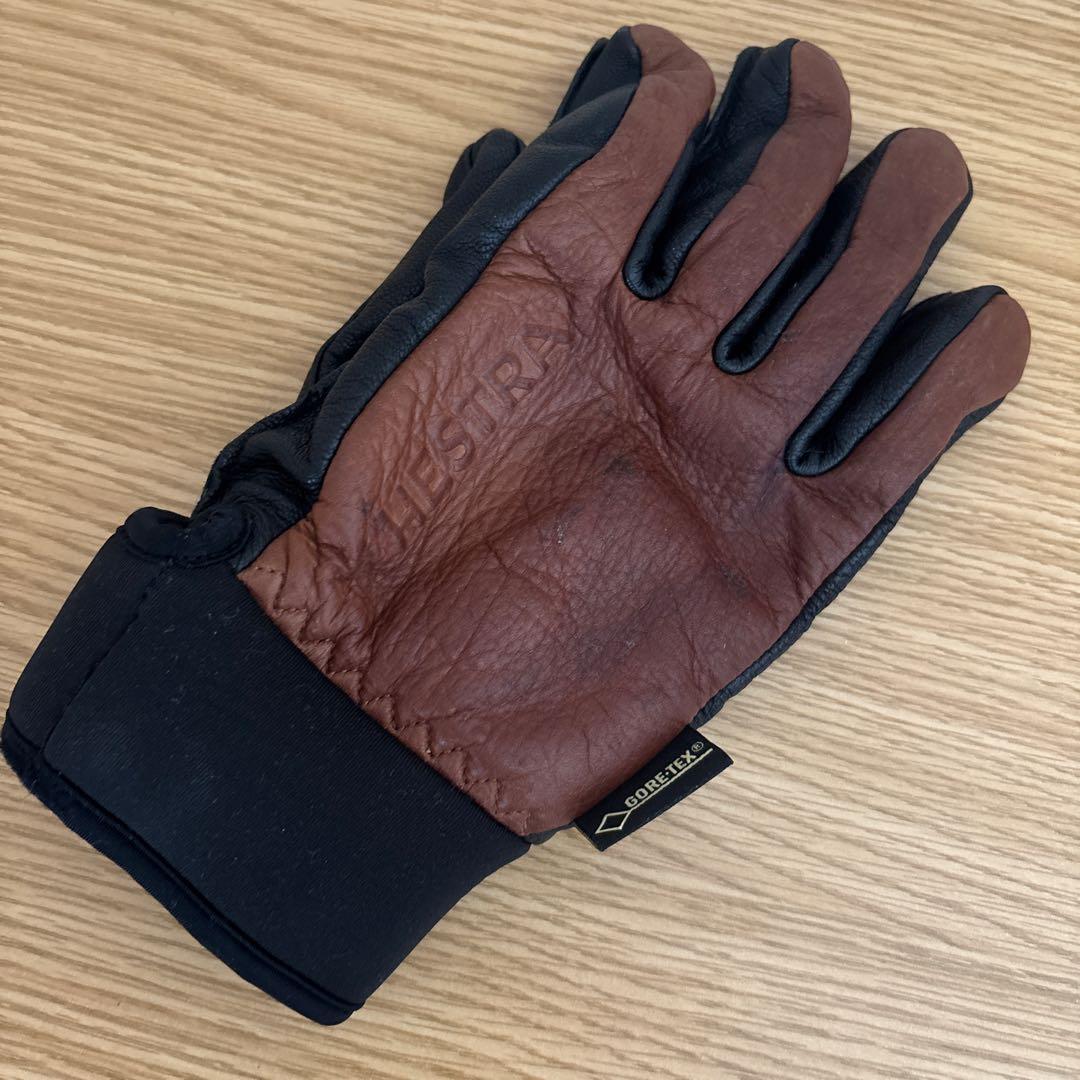 Hestra レザーグローブ サイズ８ブラウン