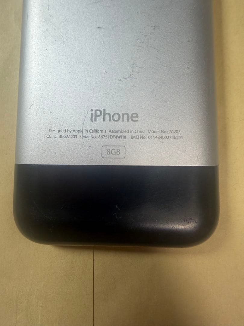 激レア初代iPhone 2G 8GB ゲーム多数インストール済み