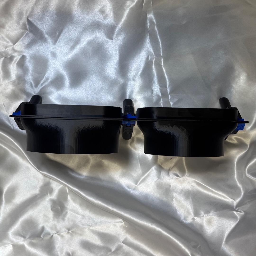 エコフローECOFLOW WAVE2,3専用ダクト取付用パーツ リアドア用 B