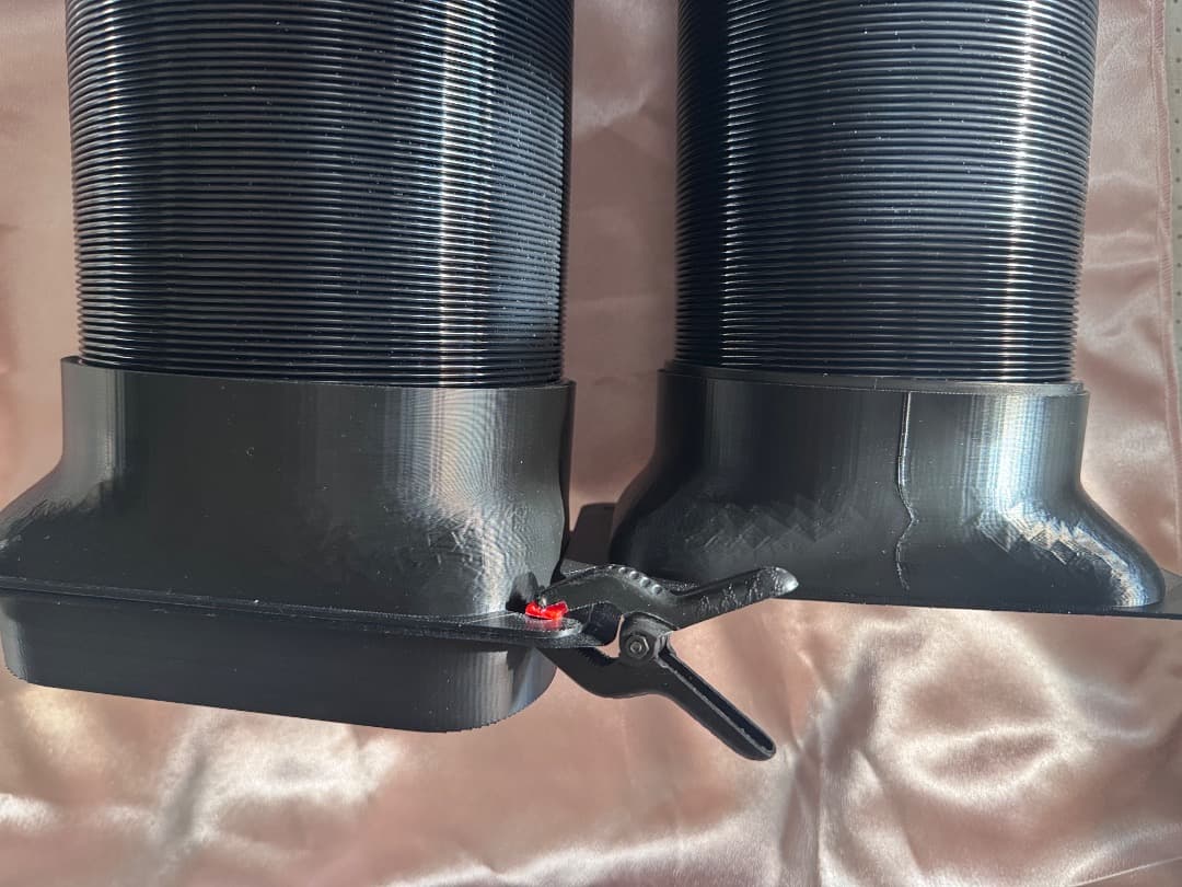 エコフローECOFLOW WAVE2,3専用ダクト取付用パーツ リアドア用 B