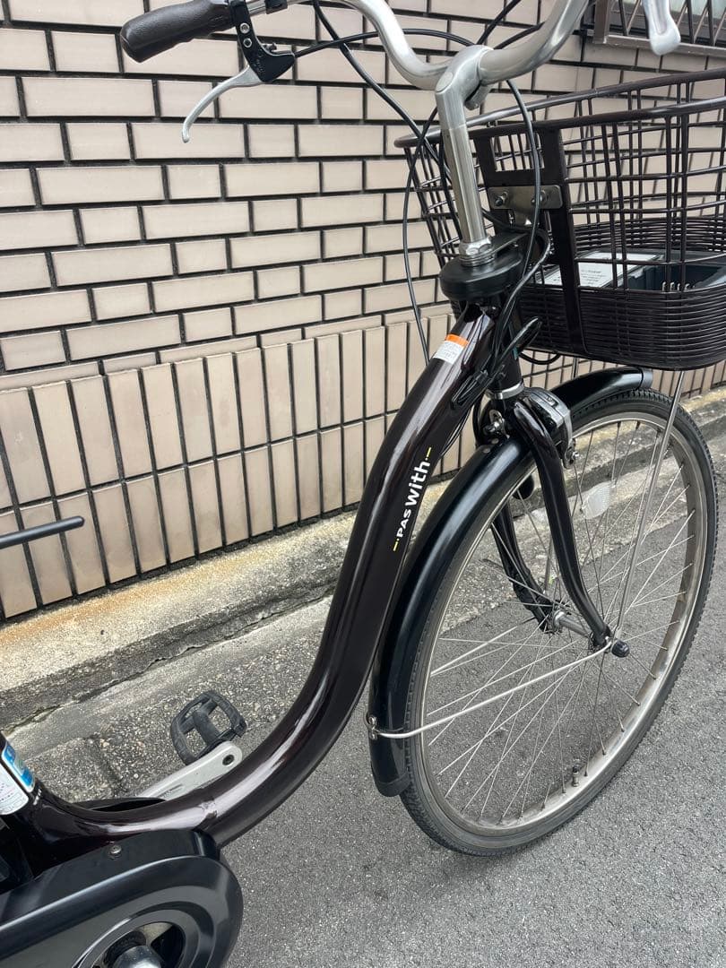 12.3ahヤマハ電動アシスト自転車26インチ