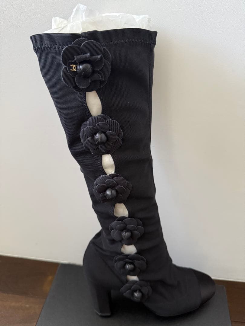 シャネルロングブーツ