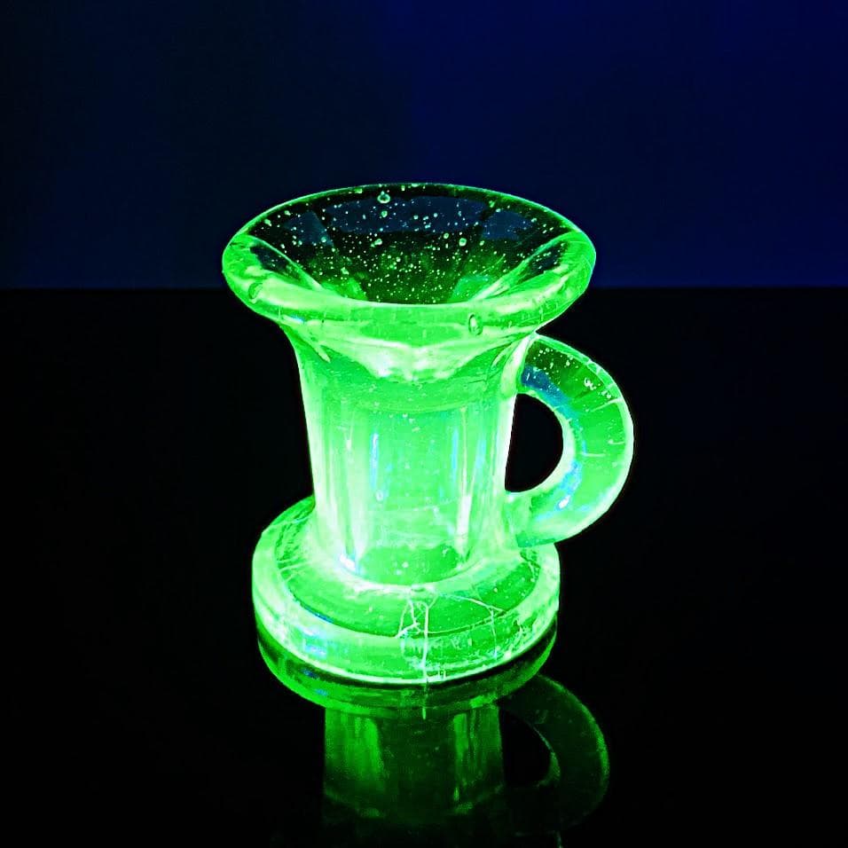 珍品 アイスクリームカップ型ペロ 大ペロ ペロペロ ままごと ウランガラス 戦前