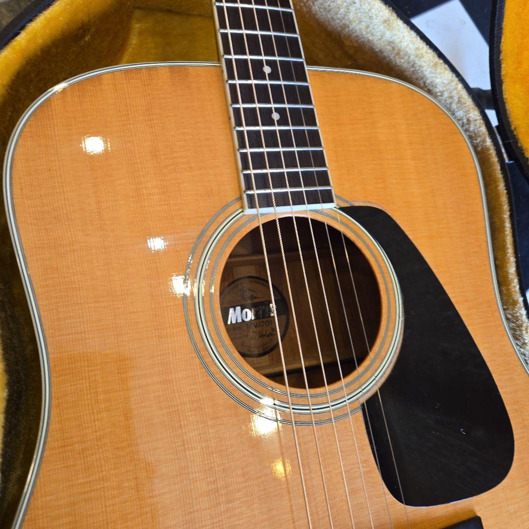 MORRIS MV-701 アコースティックギター ハードケース付き