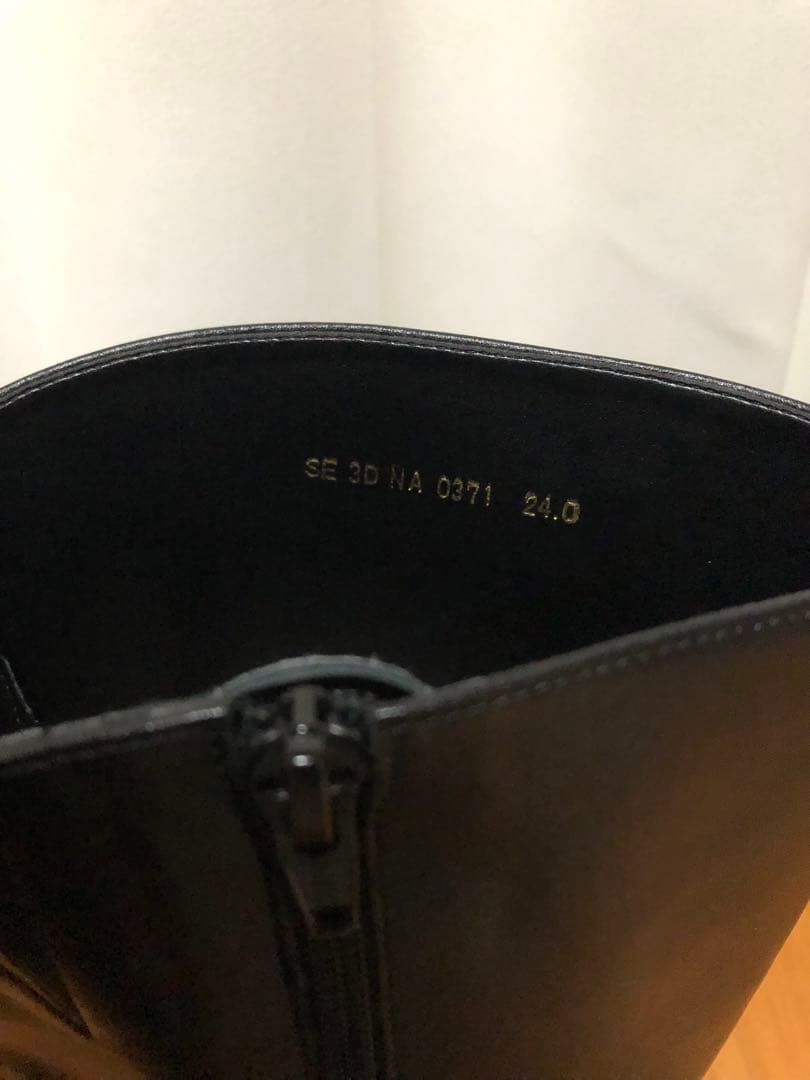 23区 ジョッキーベルト ブーツ ロングブーツ ブラック