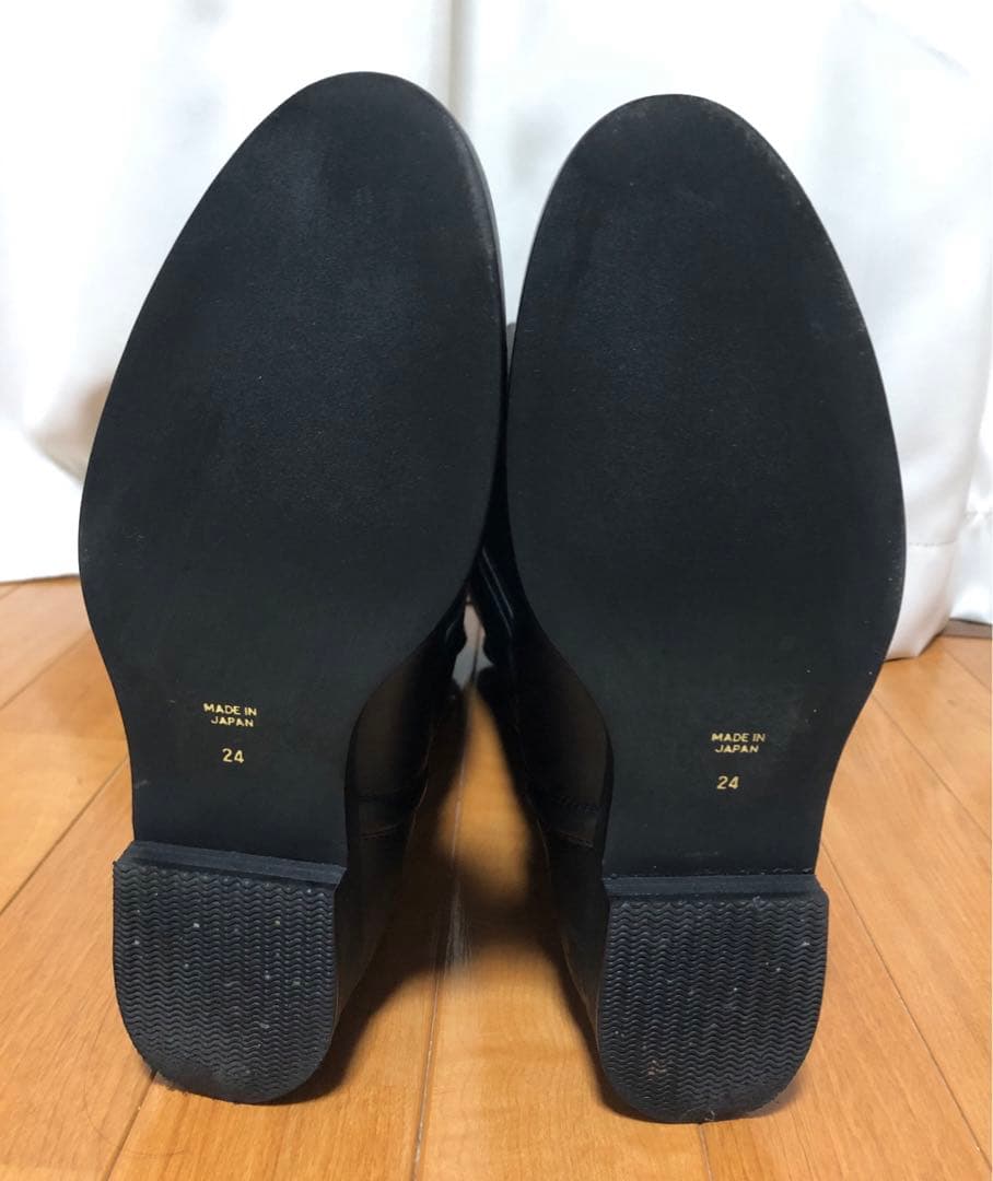 23区 ジョッキーベルト ブーツ ロングブーツ ブラック