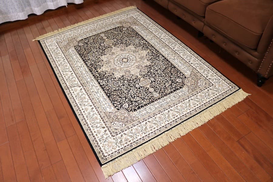 本日のセール！ペルシャ柄絨毯 120×160 新品未使用 カーペット 訳あり