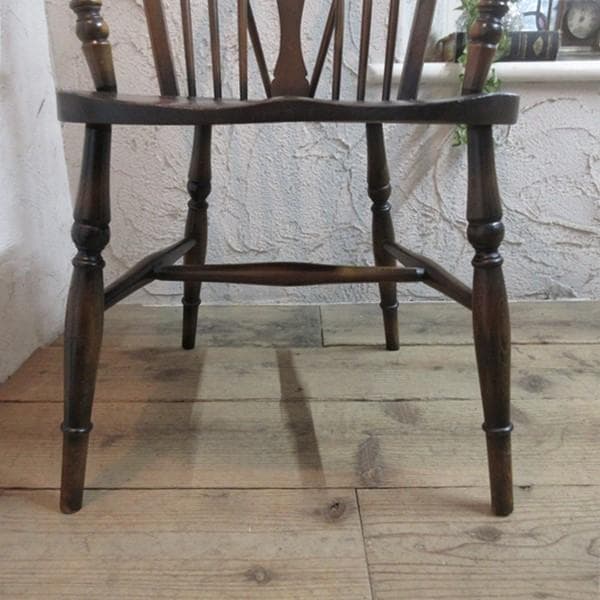 イギリス アンティーク 家具 アームチェア ウィンザーチェア 椅子 4727e