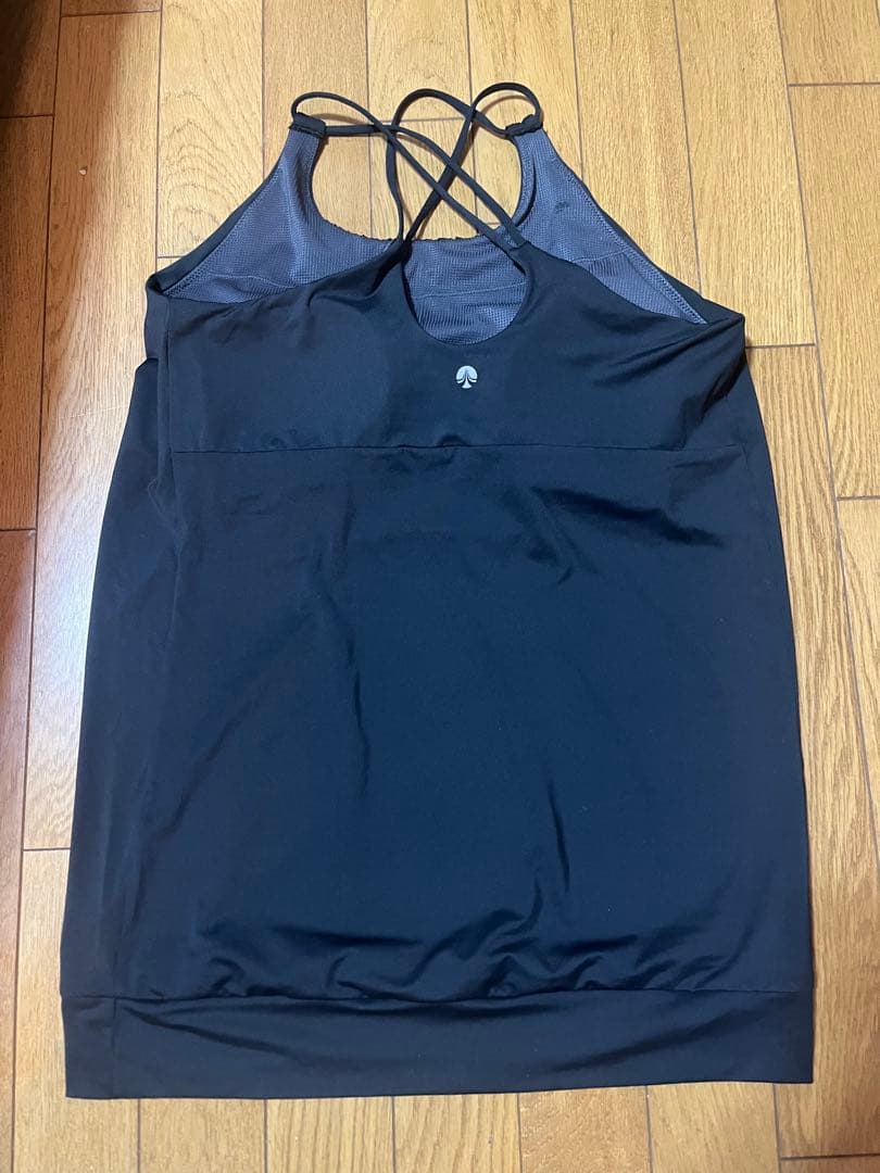 値下げ　SUKALA フロントギャザークロスキャミソールL