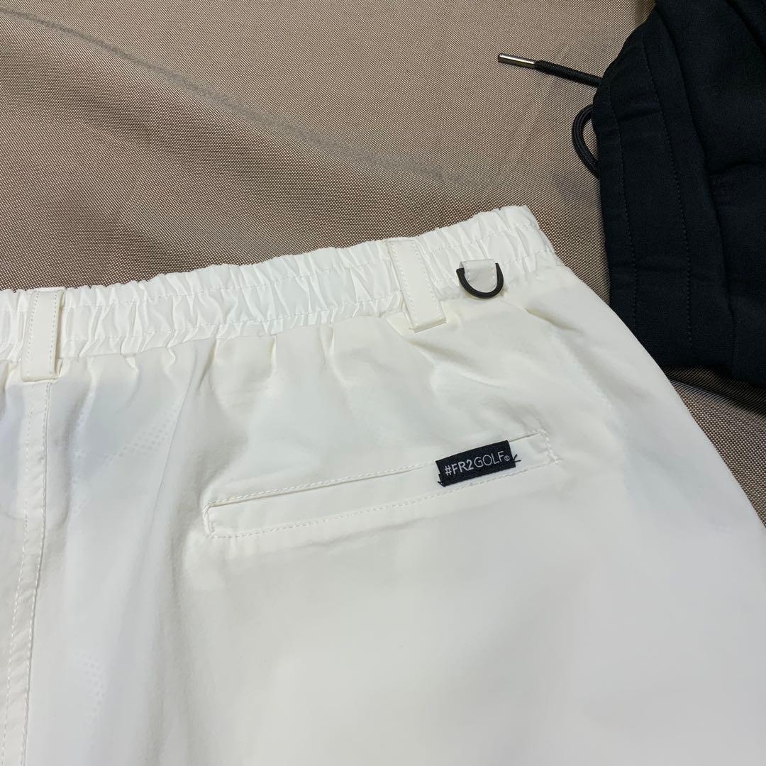 【希少サイズ・新品】 FR2 GOLF ナイロン　ハーフパンツ　ホワイト