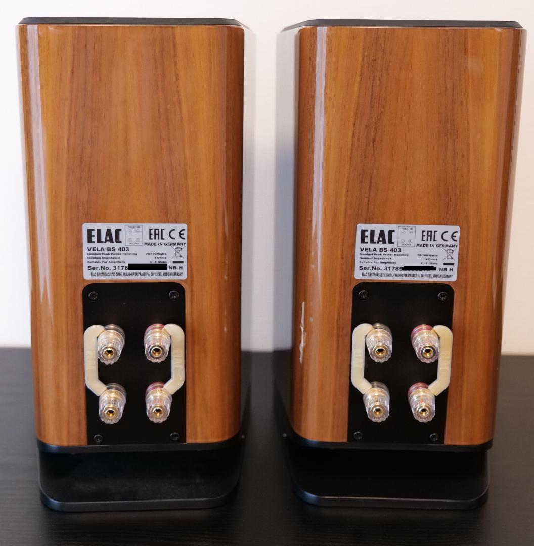スピーカー・ウーファー Elac Vela 403 BS403 walnut