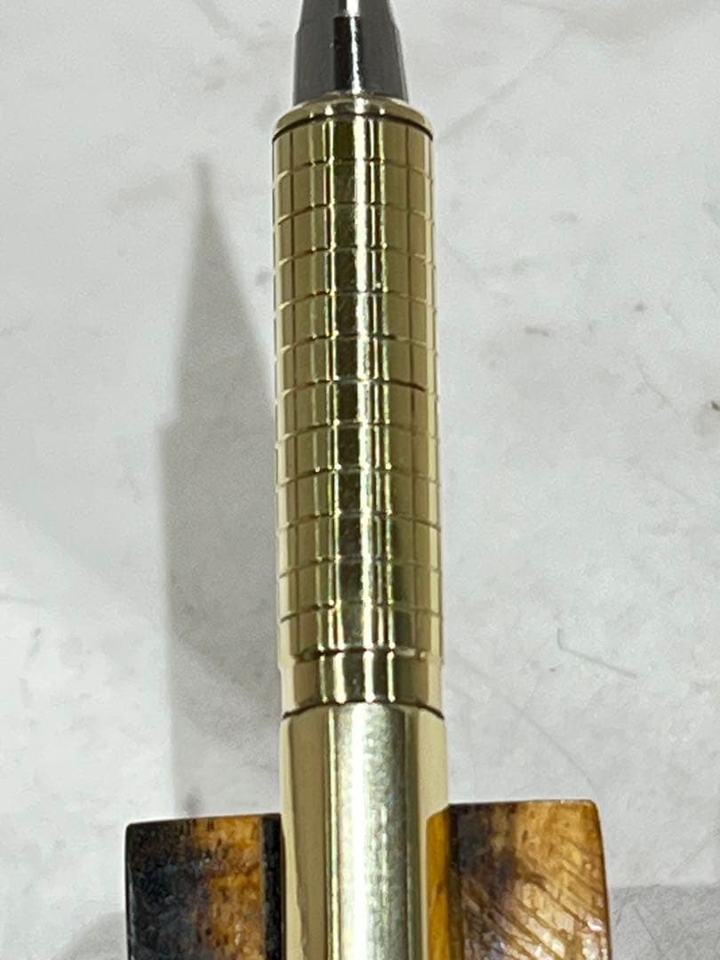 pg5+真鍮6角軸+フル真鍮(硬度表示窓有り、ノックカバー、ノックボタン)