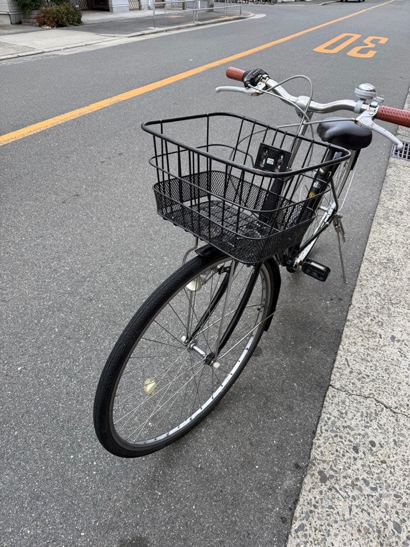 170 自転車 大阪市 【引取り限定】 美品 27インチ 変速付き