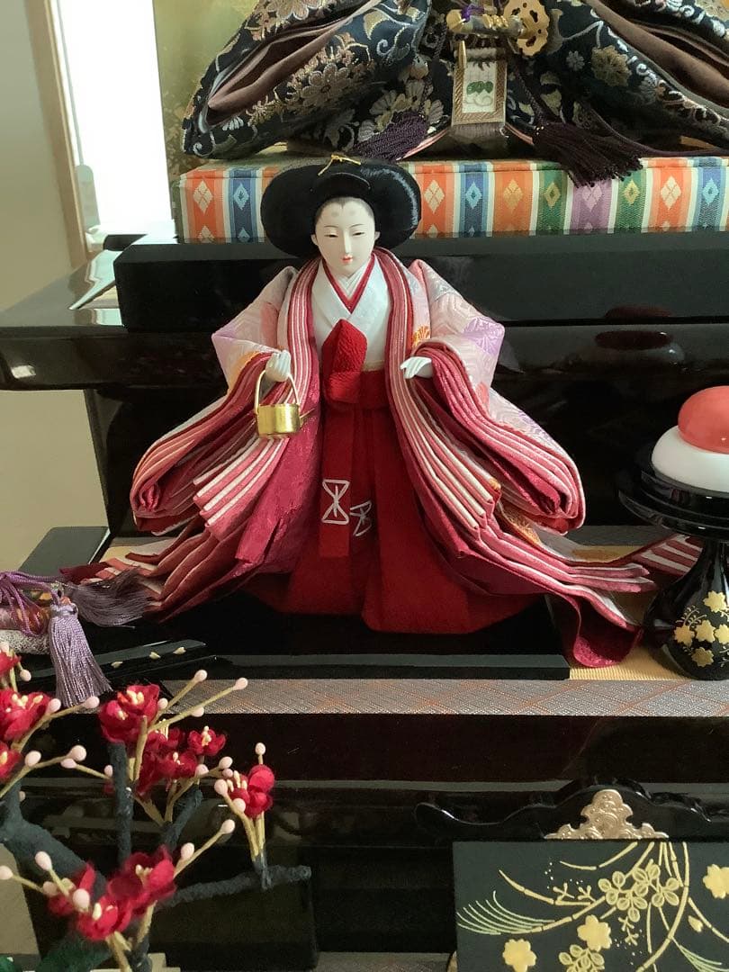 三段飾り 平安優香作　雛人形　ひな祭り　美品