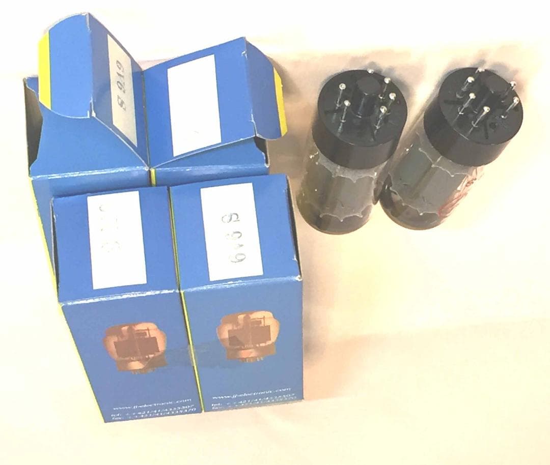 JJ製出力管6V6Sマッチドペア ２セット・4本