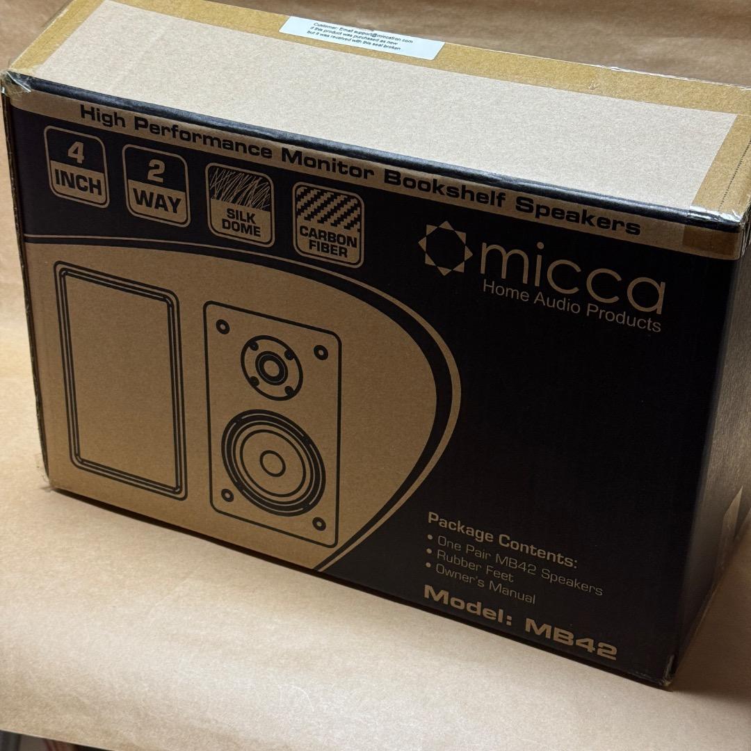 C*】様 Micca MB42 小型 ブックシェルフ スピーカー