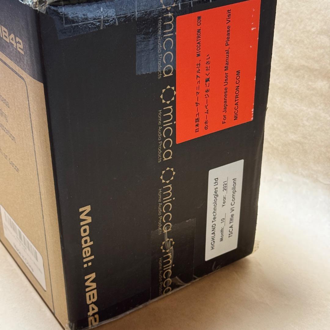 C*】様 Micca MB42 小型 ブックシェルフ スピーカー