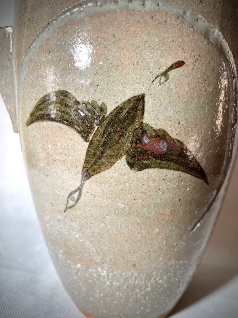 虫明焼 雁 水差 茶道具 / サイズ 高 22cm 口径 13.5cm