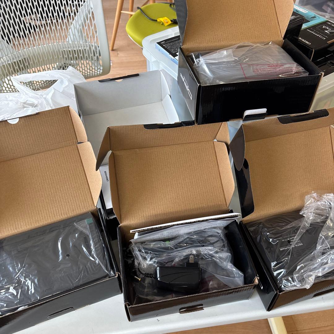 9個セット デジタルフォトフレーム 7インチ GH-DF7UC