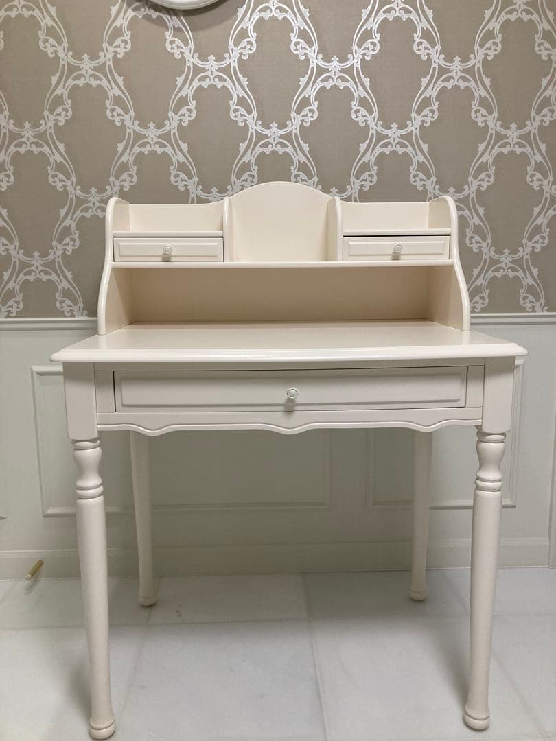 【本日値下げ中】アンティークデスク 収納付き