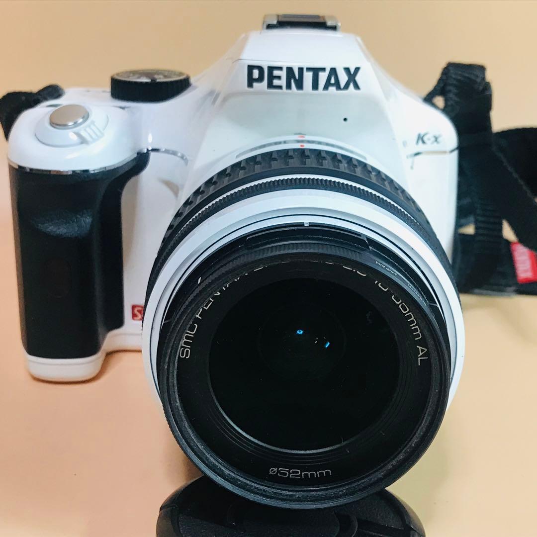ペンタックス K-x 白　Wi-FiSDアダプター　電池付き