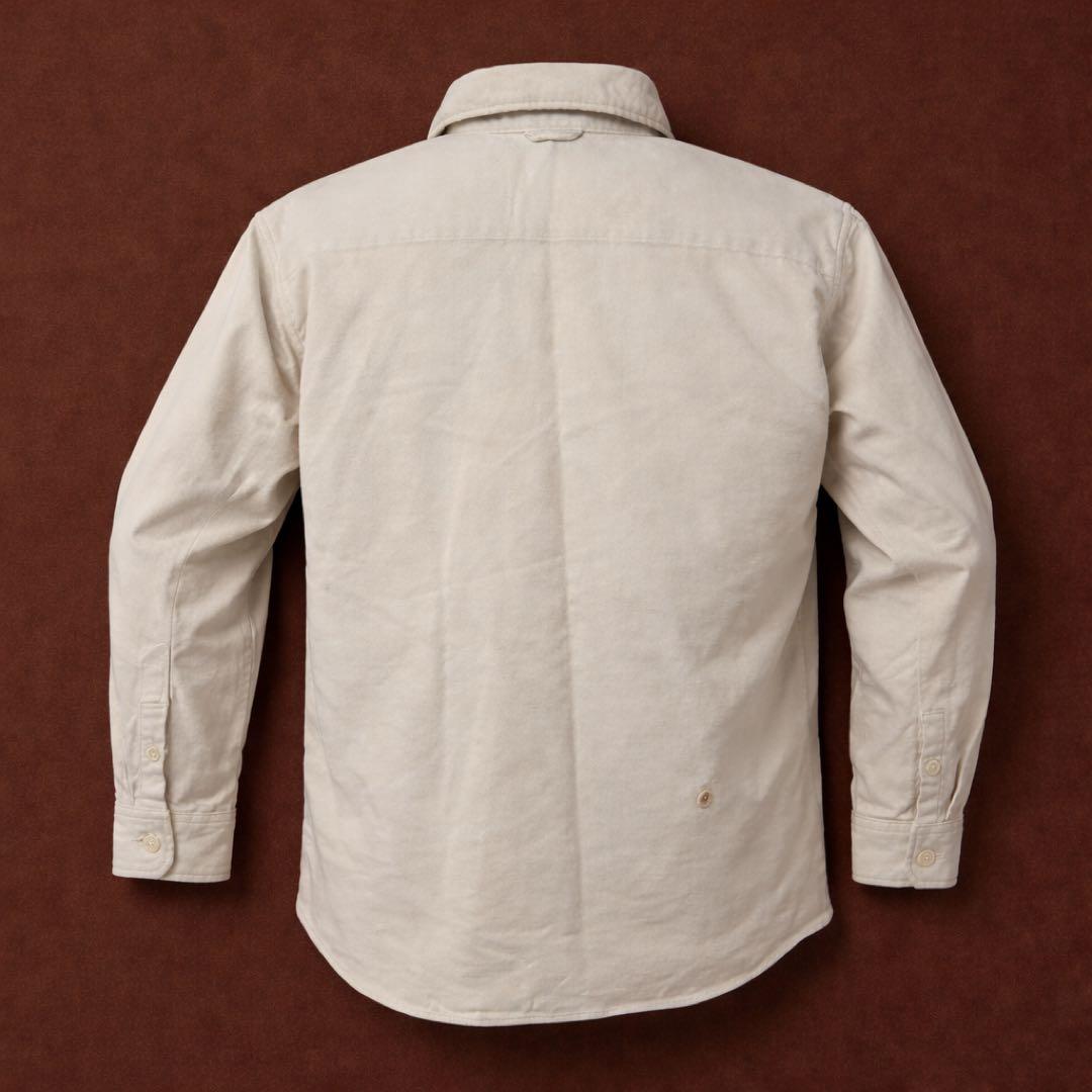 新品 未使用 45R 日本製 コットンストレッチ ワークシャツ レディース