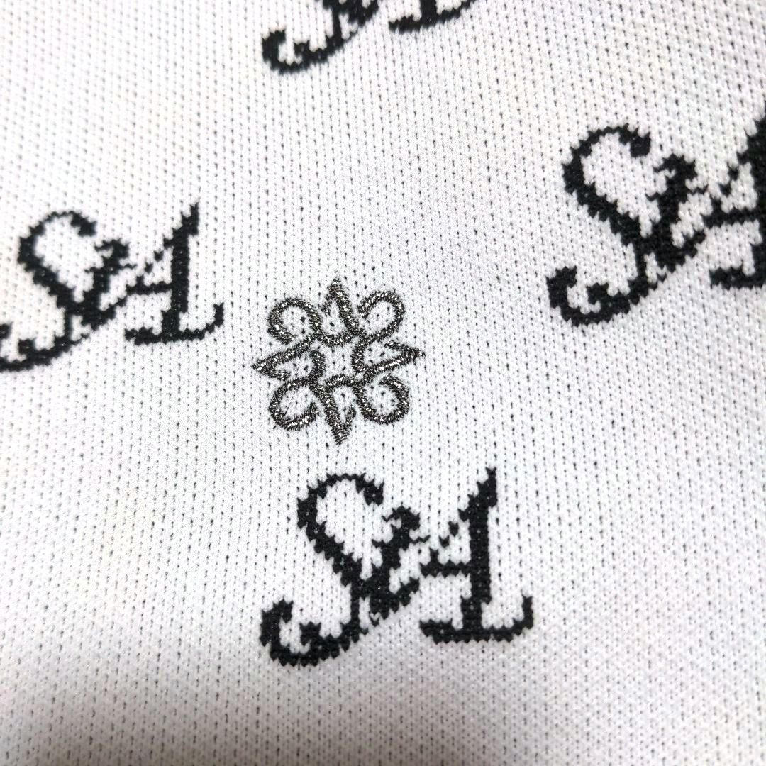 再再再値下新品セントアンドリュース　ニットジャケットМ白定価22000円秋冬