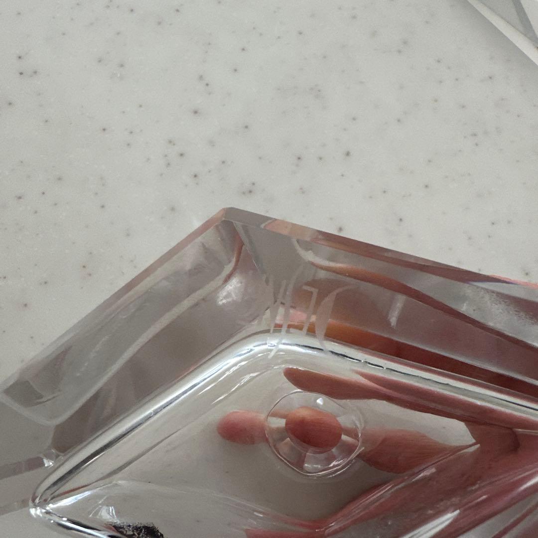 Desna Bohemia カットガラス香水瓶 刻印。