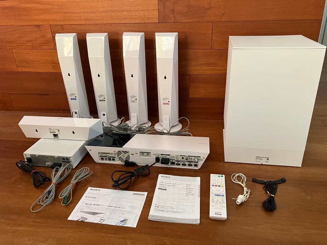 SONY ブルーレイディスク DVDホームシアターシステム ホワイト 5.1ch