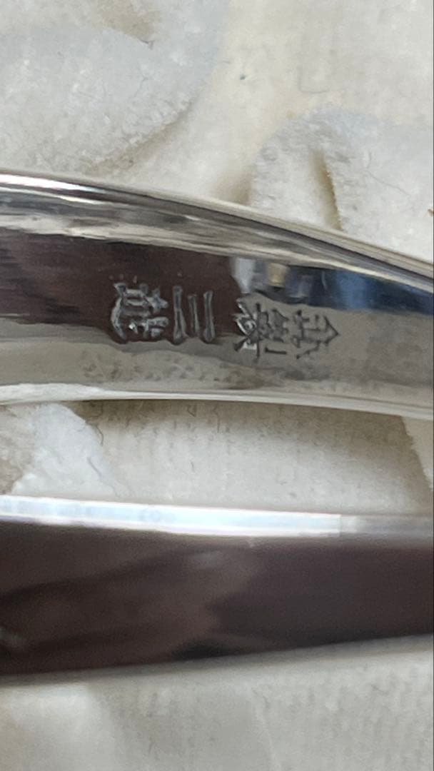 和レトロ 三越　特選 銀製　シルバー ベビースプーン＆ナプキンリング箱入り希少品