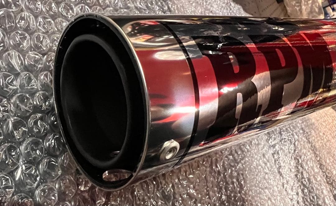 ホンダ CBX400F RPM 正規新品リアマフラー 復刻版ステッカー付き