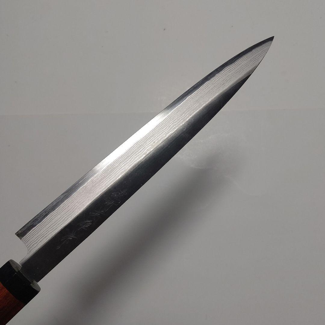 片刃包丁 左黒打柳刃② 北岡英雄作