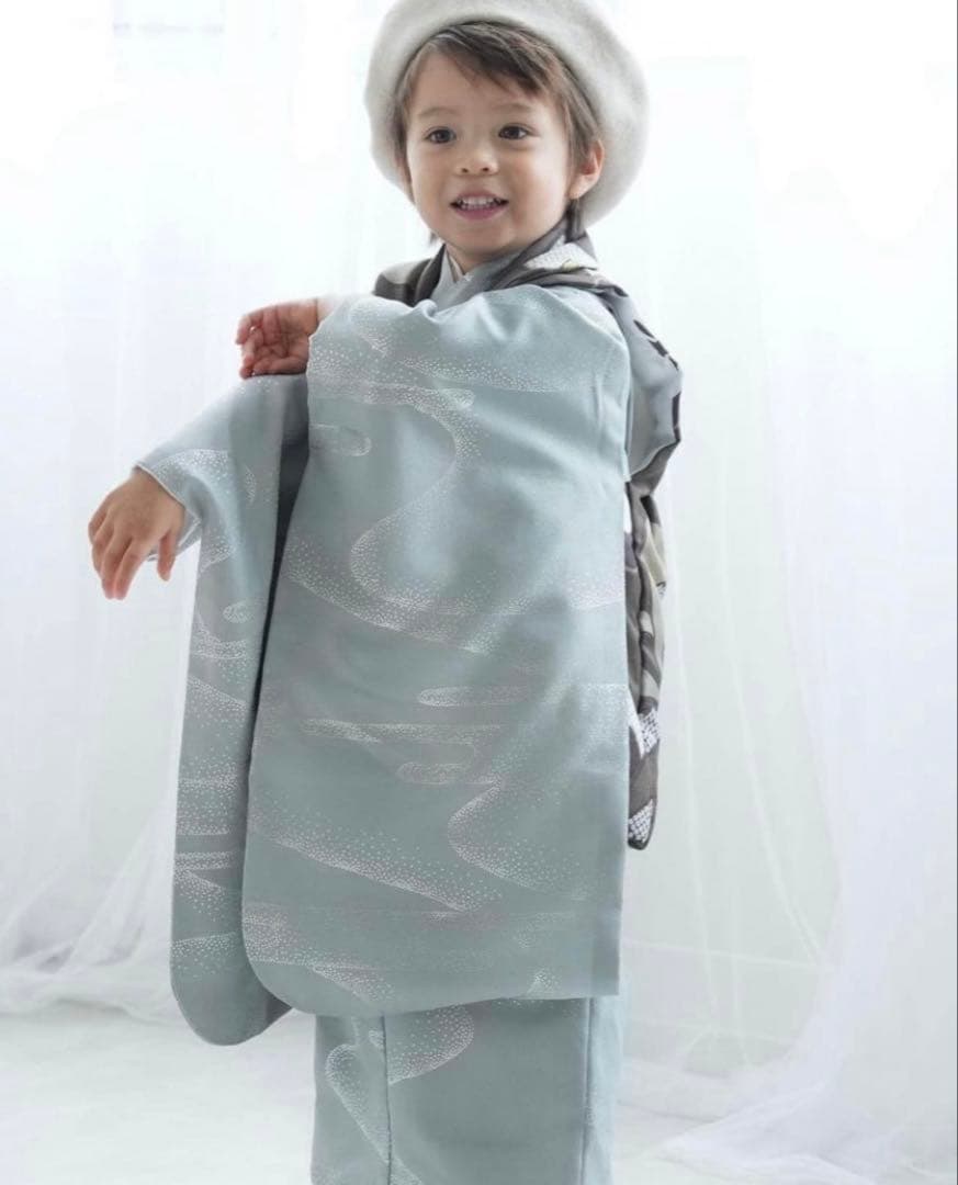 ひよこ商店３歳七五三のお祝い着セット着物被布セット