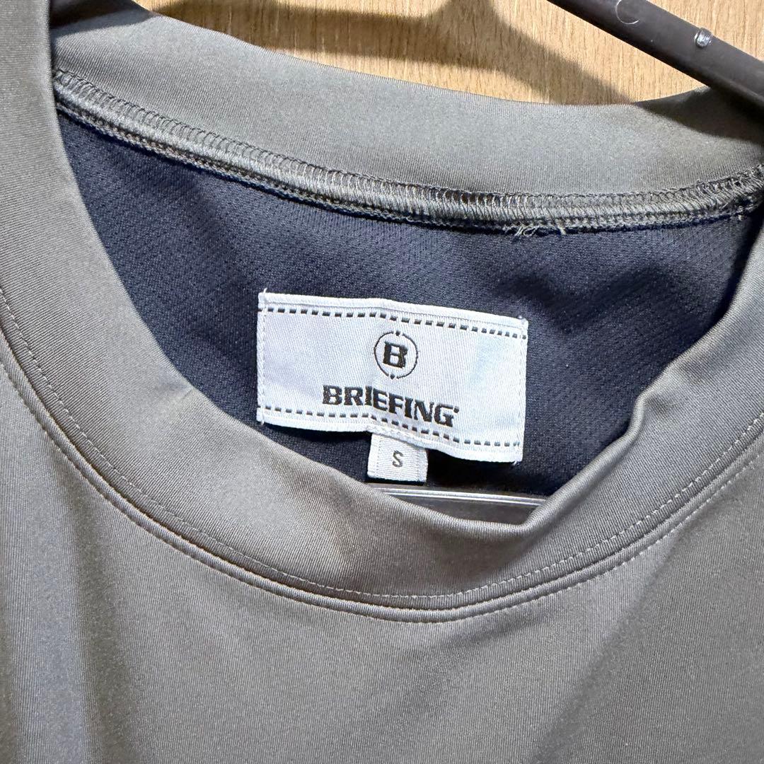 BRIEFING グレー グリーン　セーター S
