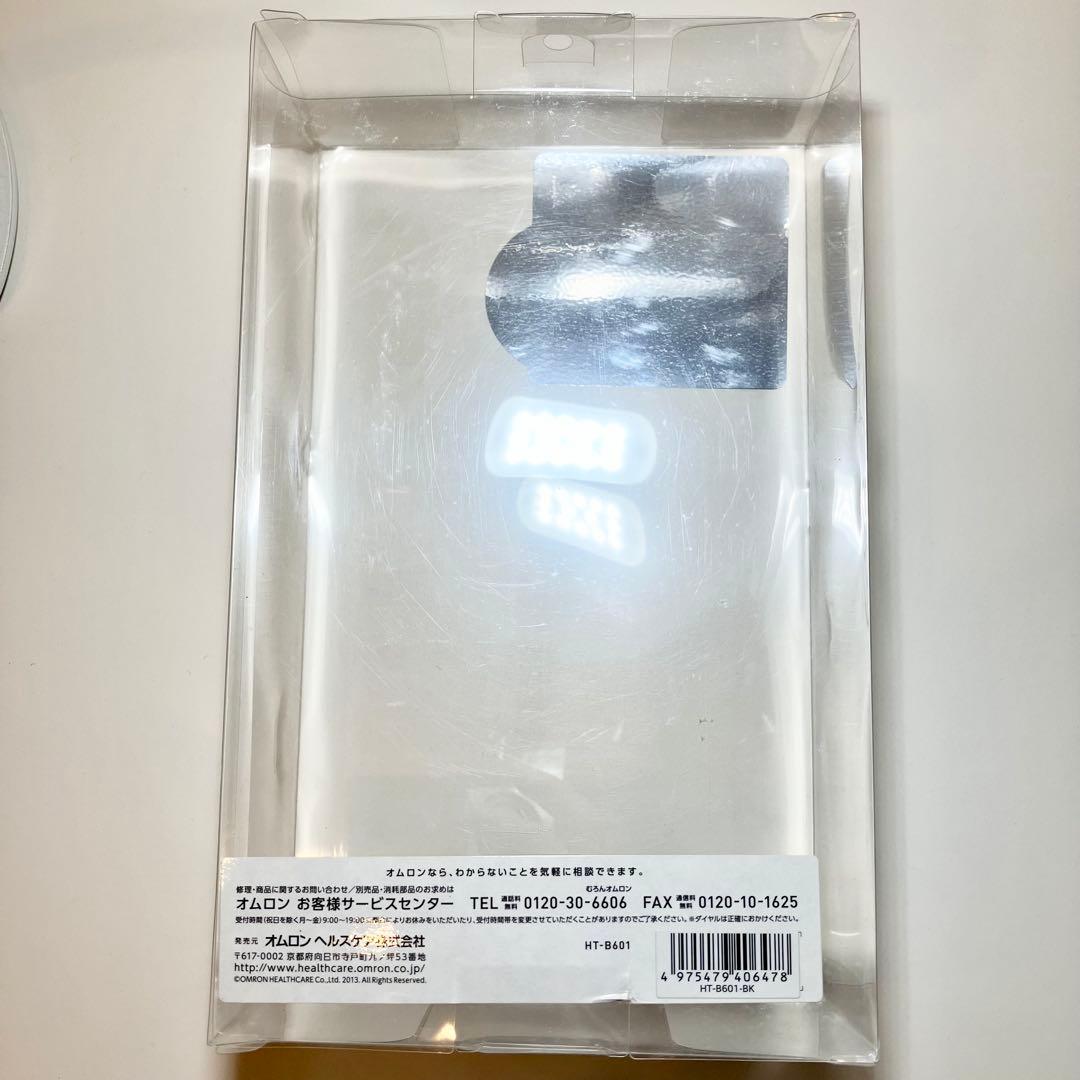 【新品未使用】オムロン 音波式電動歯ブラシ HT-B601-BK メディクリーン