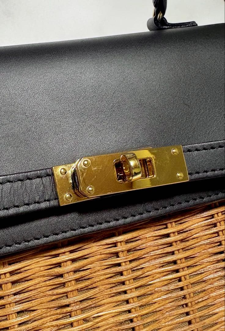 The Bagmati フラップショルダーカゴバッグ　anuans アニュアンス