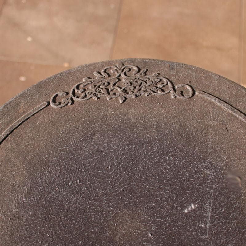 ラウンドフラワースタンド ブラック 花台 ガーデン 145-069