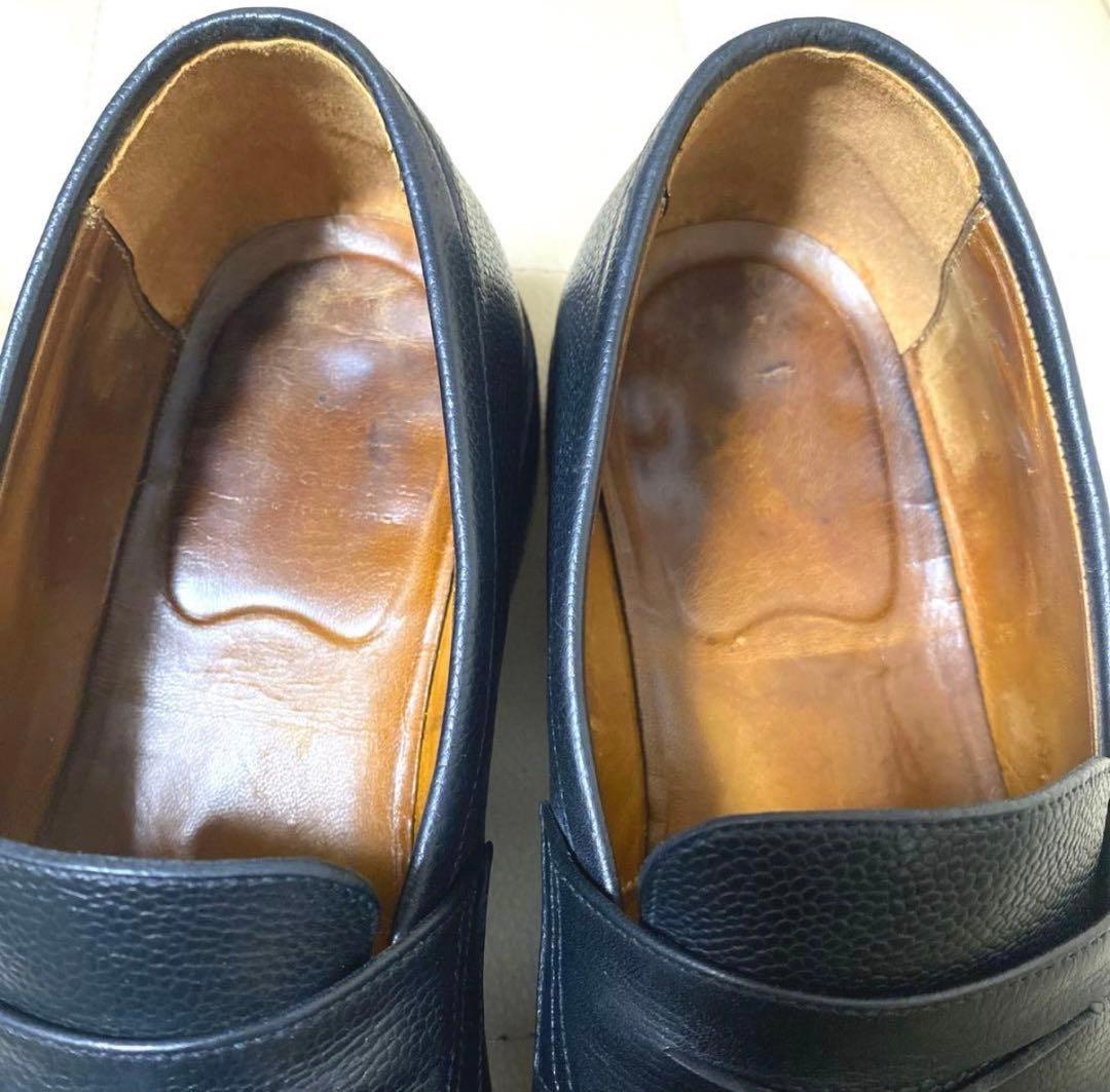 パラブーツ アドニス シボ革 ローファー 7 ブラック