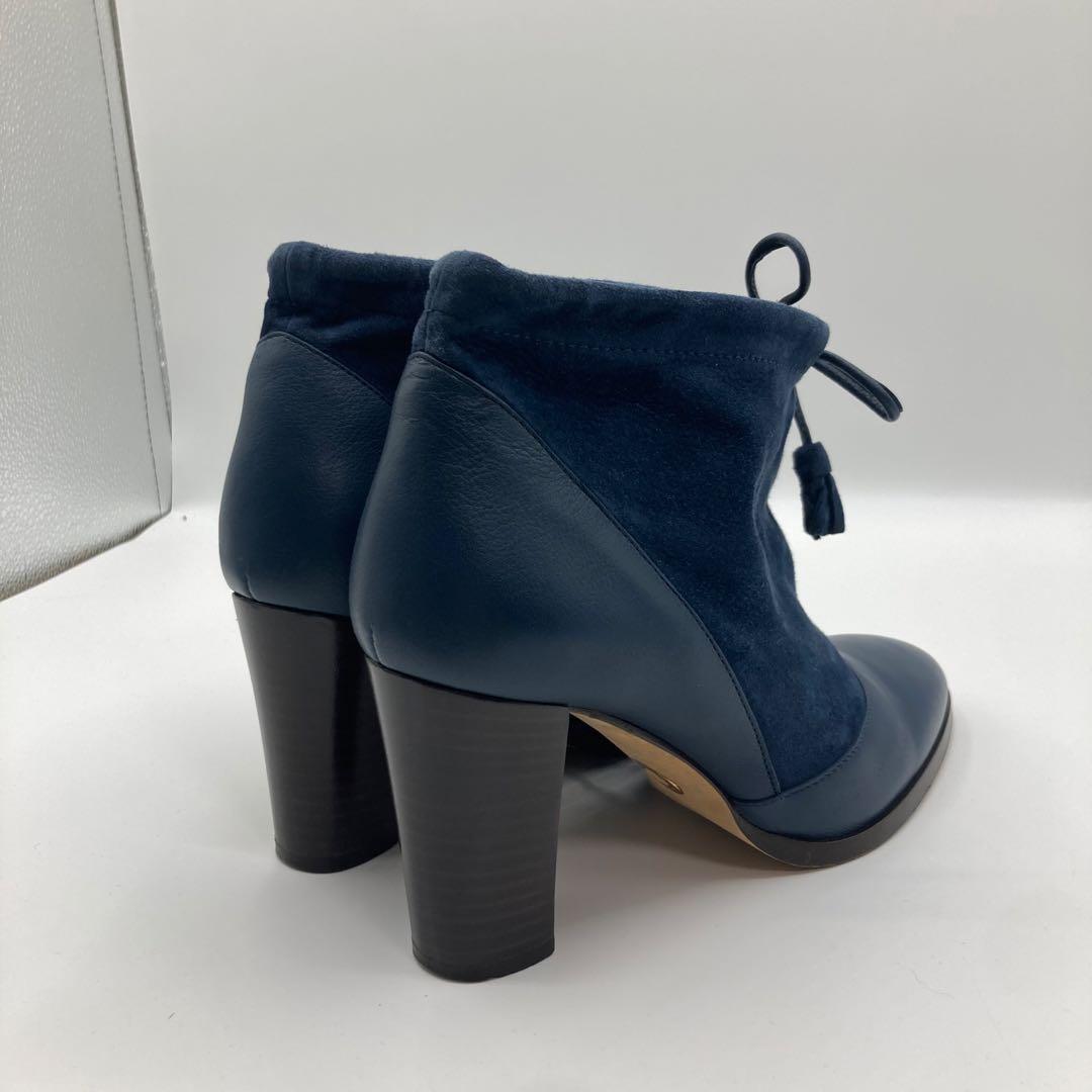 Loro Piana ロロピアーナ スウェード×レザー ブーティ