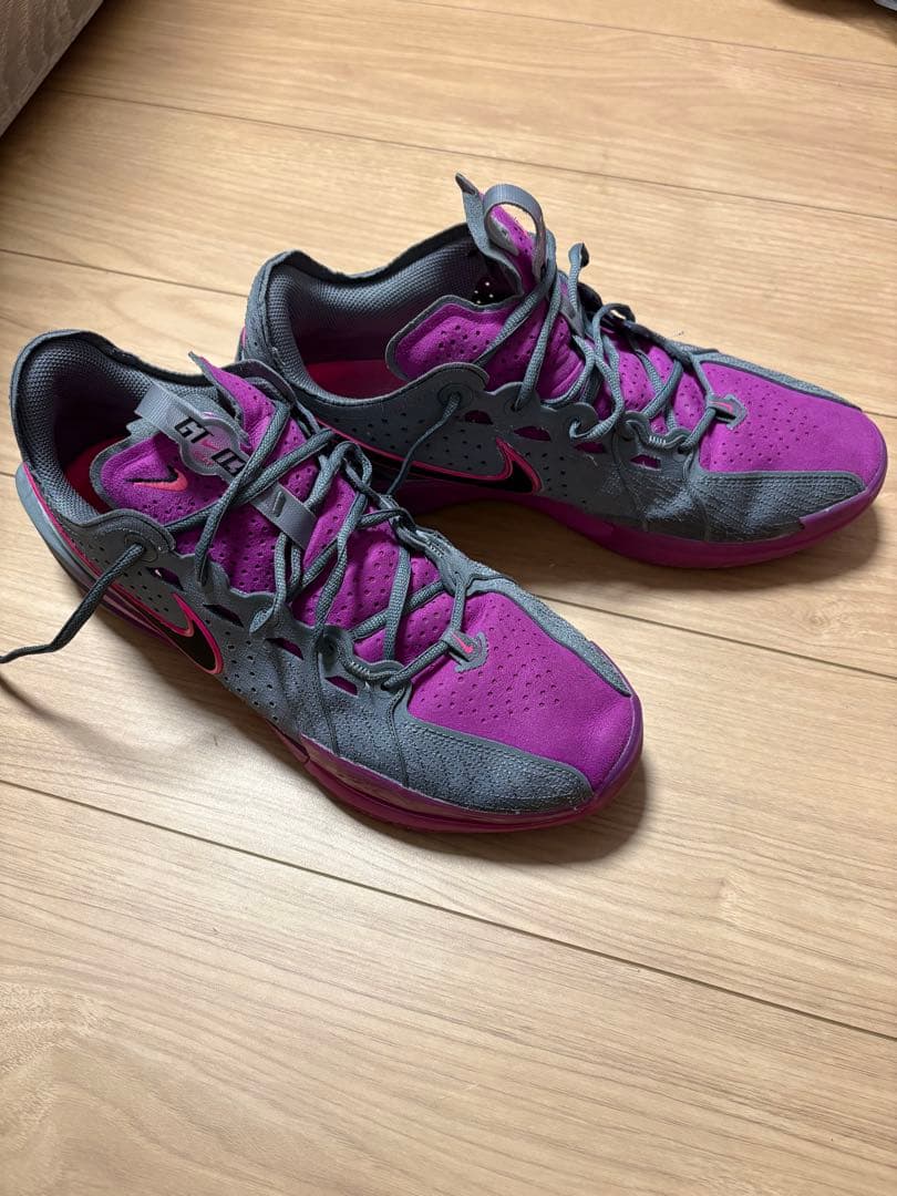 GTカット3 NIKE バスケットボールシューズ 紫/グレー