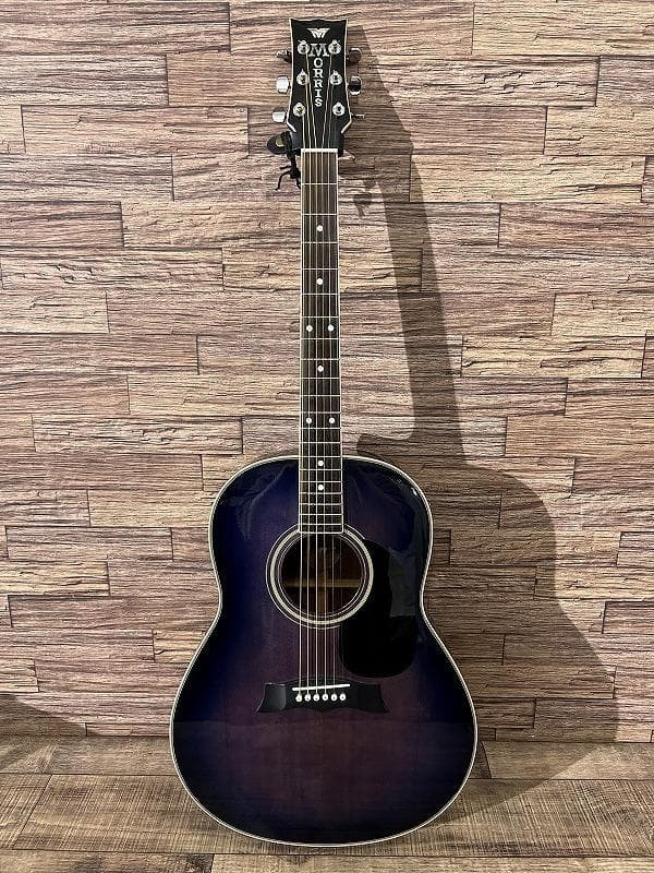 希少カラー パープルサンバースト モーリス MG-30 アコースティック ギター