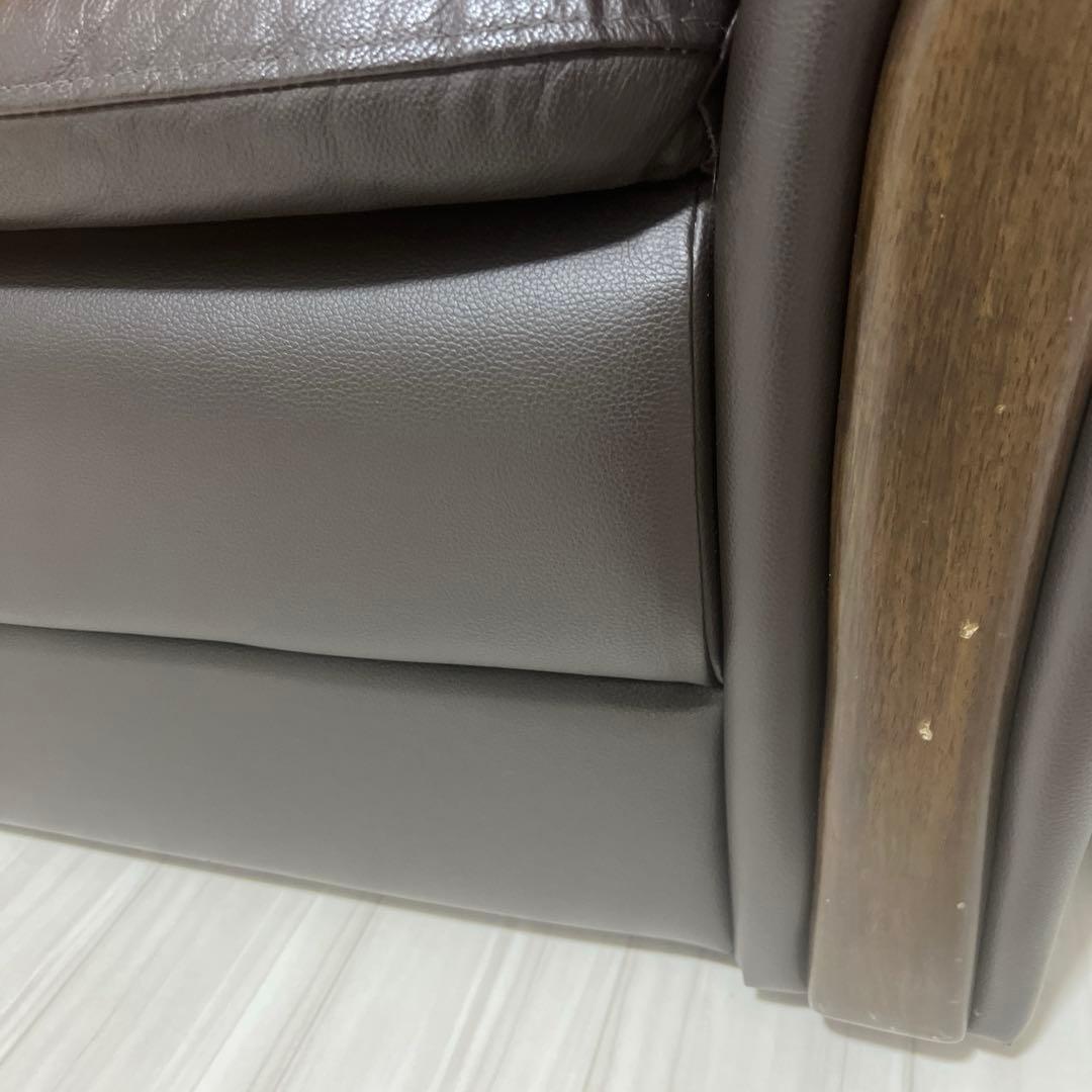 即日発送　ニトリ　三人掛けソファ　ブラック