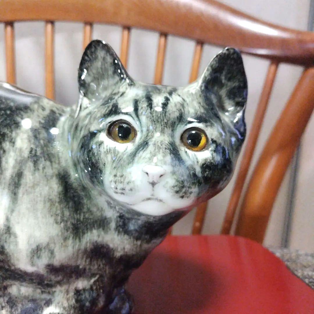 ウィンスタンレイキャット（ケンジントンキャット）ヴィンテージNo.40の猫の置物