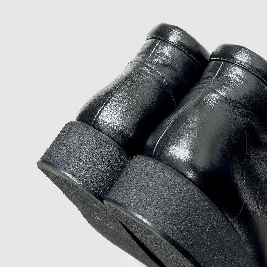 ■定5.4万 ピッピシック 38 レースアップシューズ ローファー 黒 ブーツ