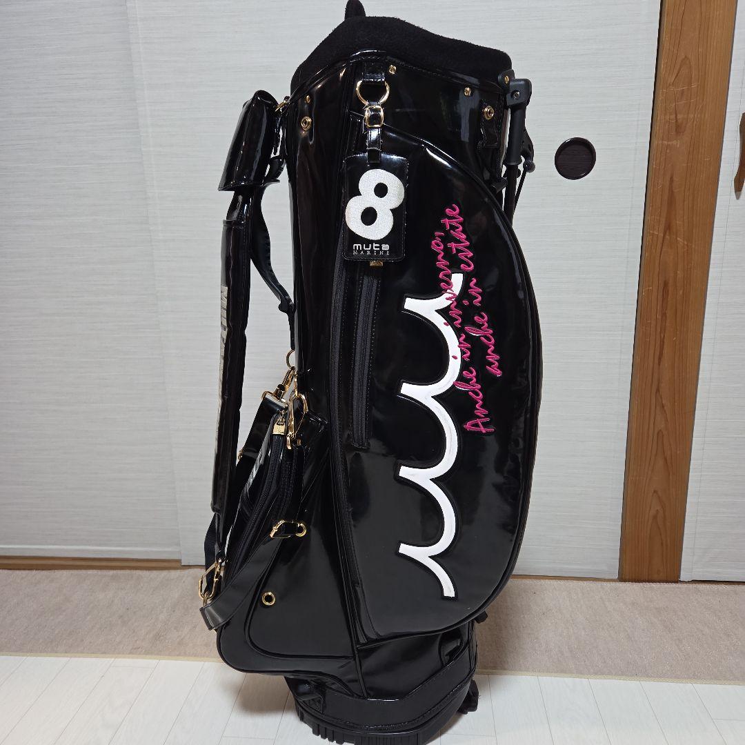 muta marine ブラックゴルフバッグ